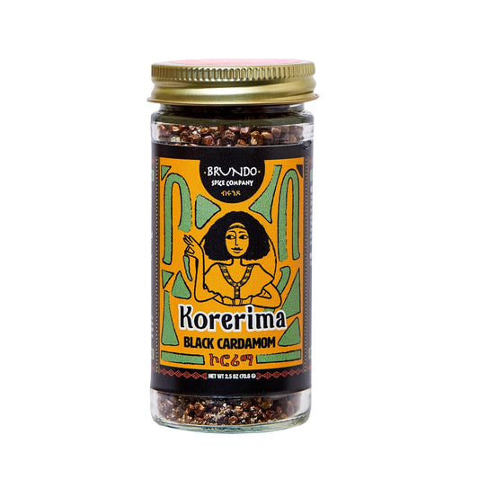 Imported Ethiopian Cardamom / Korerima 2.5oz (ኮረሪማ)